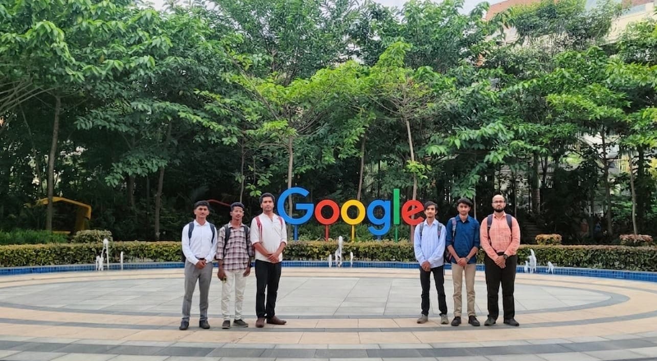 Students at Google Campus, Bangalore
